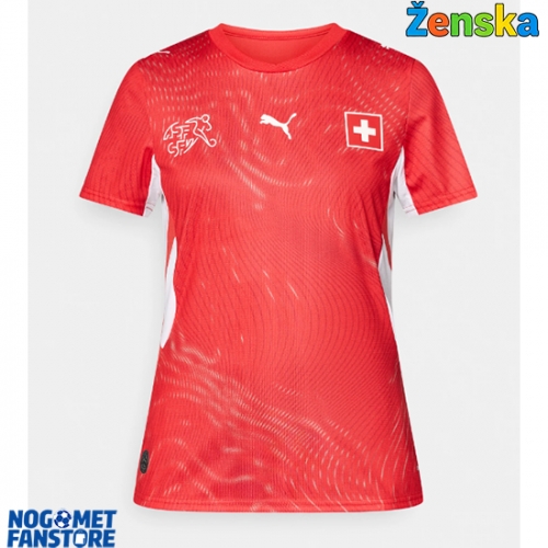 Švicarska Domaci Dres za Ženska SP 2026 Kratak Rukav
